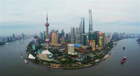 上海外滩东方明珠4K高清航拍案例_晨风影像科技