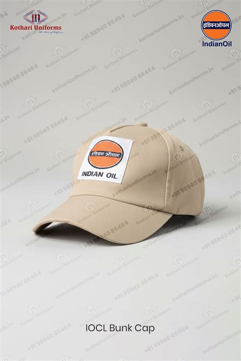 IOCL Filler Uniform Cap for Indian Oil Staff | Durable Workwear Headwear