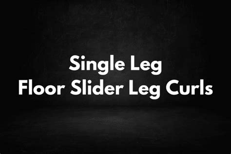 Hamstring Slider Single Leg 的图像结果