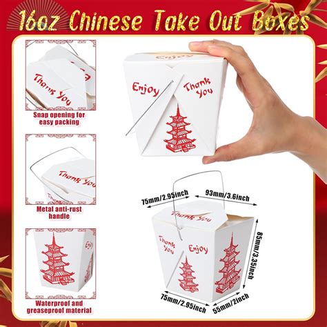 Nitial 150 Pcs Chinese Take out Boxes Pagoda Take India | Ubuy
