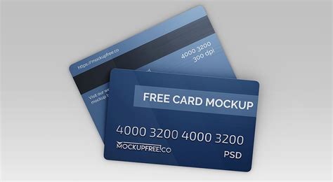 银行卡信用卡卡包模型logo设计贴图ps卡片样机素材 4psd下载_颜格视觉