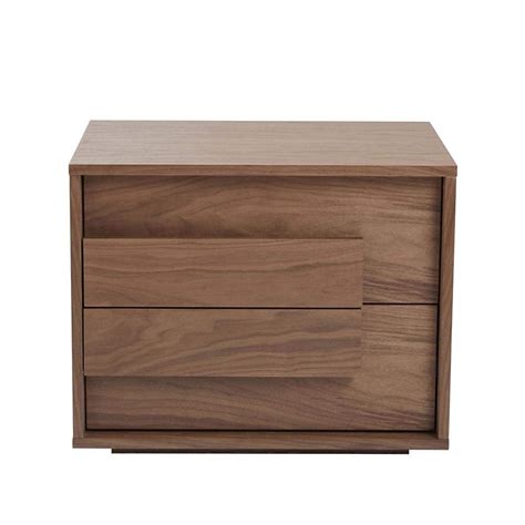 HOMMY Wooden Decor Indian Bedside Table Walnut | Solid Fiber Wood ...