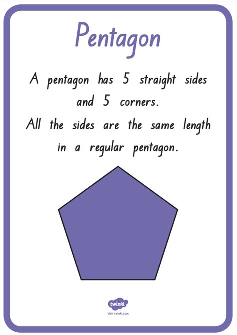 What is a Pentagon? - Maths - Twinkl