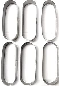 Buy CooKNooK Stainless Steel Baking Ring 6.5 Inch for Hot Dog Buns ...