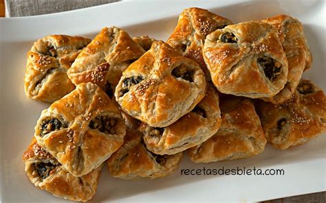 Hojaldres GOURMET rellenos baratos y fáciles - Recetas de Esbieta