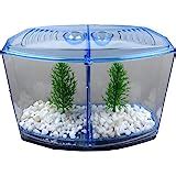 PREMIER PLANTS Acrylic Small Mini Fish Betta Double House Fish Breeding ...