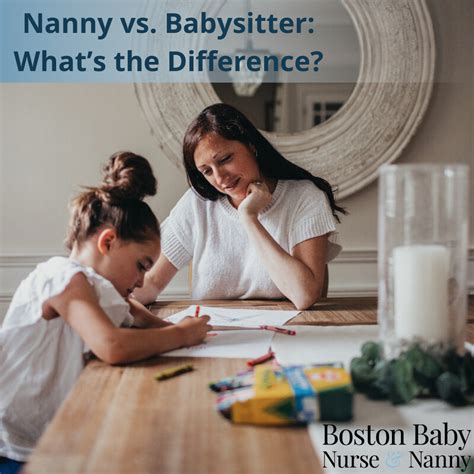 Nanny vs. Babysitter: What’s the Difference? | Babysitter, Nanny ...