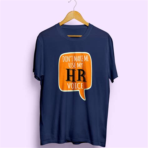 HR Voice Half Sleeve T-Shirt – Soul & Peace