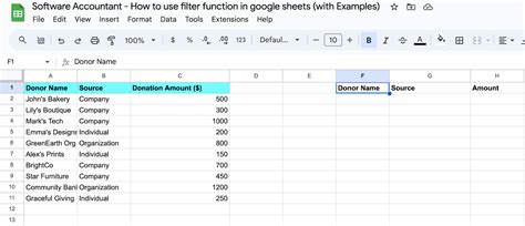 Image result for Google Sheets Filter Report