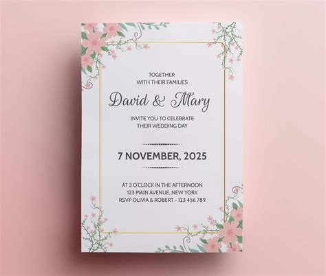 Image result for Wedding Invitation Card Design