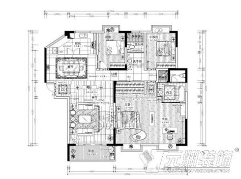现代简约二居室100平米18万-平面方案对照装修完工图装修案例-北京房天下家居装修网