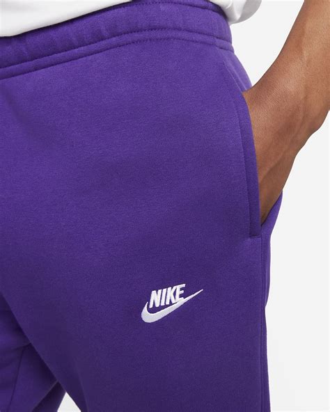 NEW Size M Nike Sportswear Purple Sweatpants Men's Medium Fleece ...