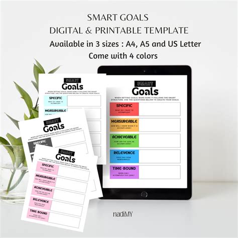 Image result for Smart Goals Printable