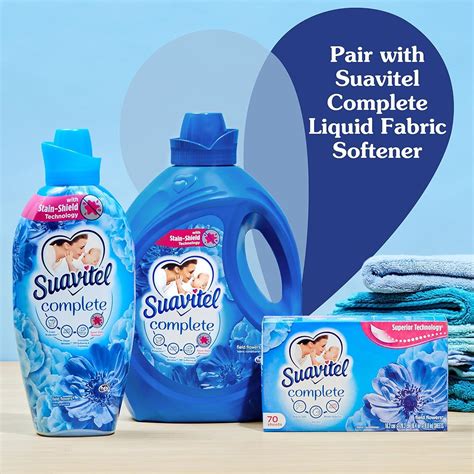 Suavitel Complete Fabric Softener Dryer Sheets Field Flowers 185 count ...