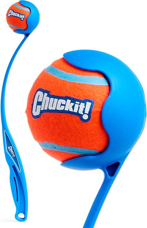 Chuckit! Junior Launcher Dog Ball Thrower 18M Assorted Colors : Amazon ...