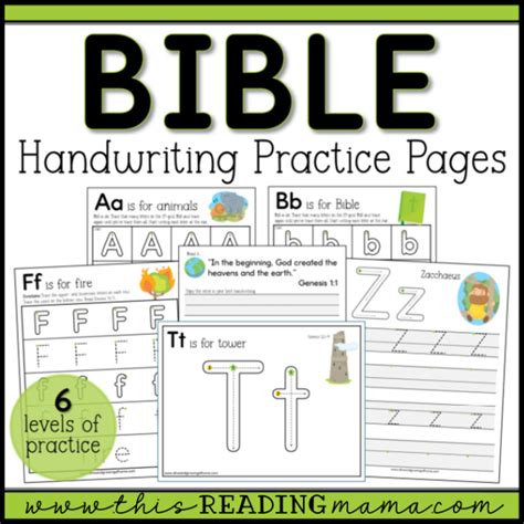 Scripture Handwriting Practice 的图像结果