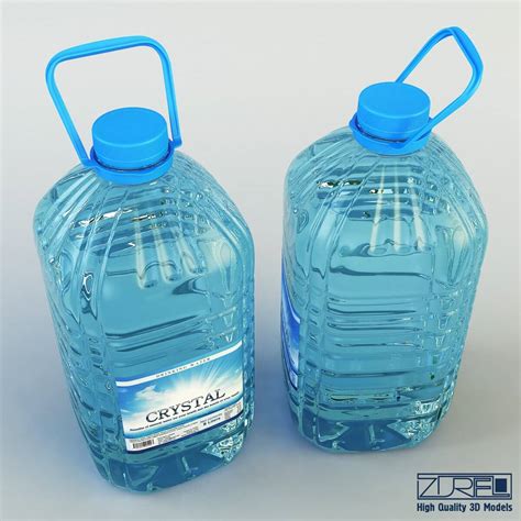 Water Bottle 5 Liter - 3D Model by Zurel