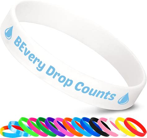 Amazon.com : Custom Silicone Bracelets 10PCS Personalized Rubber ...