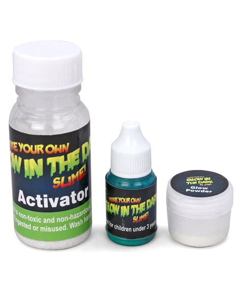 Glow In Dark Slime Making Kit - Multicolor | INT052 GLOW IN THE DARK S ...