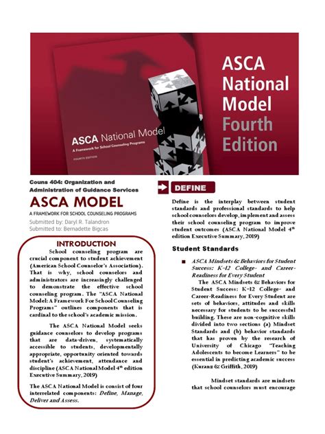 Image result for ASCA Model