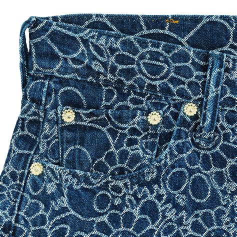 Takashi Murakami / kaikai kiki - Flowers and Skulls Jacquard Denim ...