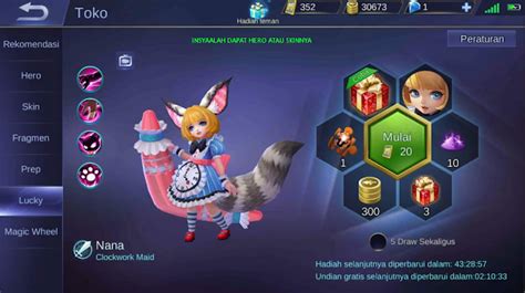 Mobile Legends Lucky Spin Skin List