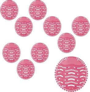HOPZ Pink 10 Urinal Screens Deodorizer Freshener for Public Cafes Bars ...