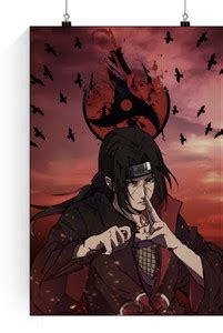 Itachi Poster | Naruto Itachi Sharingan Poster | Naruto Itachi Uchiha ...
