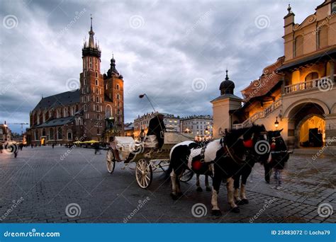 Cracow (Krakow) in Poland editorial photography. Image of krakau - 23483072