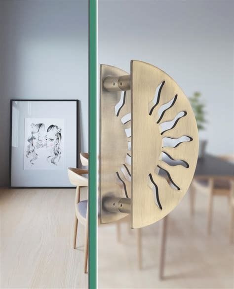 COMPASS Stainless Steel 6-inch Round Shape Door Handle for Main Door ...