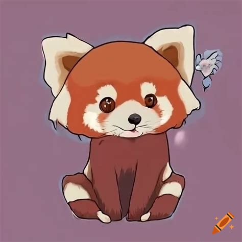 Cute red panda
