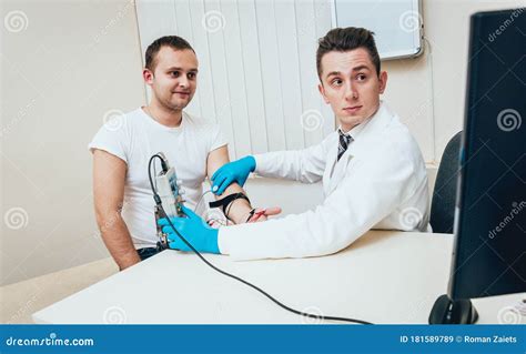 Reception at the Doctor-neuropathologist. Medical Examination in Hospital Stock Image - Image of ...