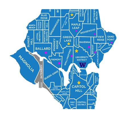 seattle map by neighborhoods