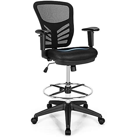 Giantex Mesh Drafting Chair - Height Adjustable, India | Ubuy