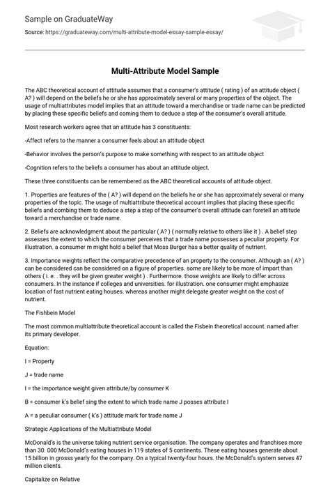 Image result for Multi-Attribute Questionnaire Method