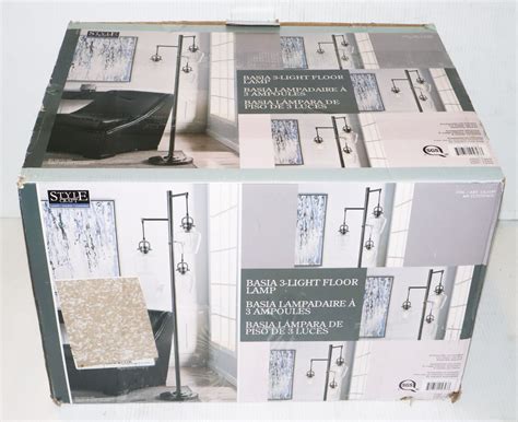 STYLE CRAFT BASIA 3-LIGHT FLOOR LAMP