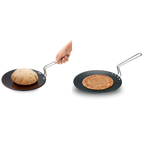 Buy Hawkins Futura Hard Anodised Induction Compatible Roti Tava 24 cm ...