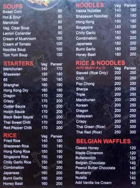 Menu at Happy Sandwich, Lavasa, 74 Portofino St