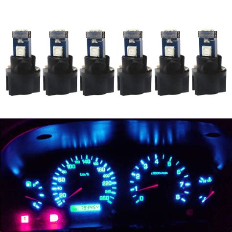Buy WLJH 6 Pack Twist Socket 3030-3SMD LED Light Bulb Lamp for Interior ...