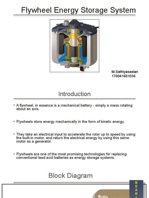 Flywheel Energy Storage System | PDF | Electric Motor | Energy Storage