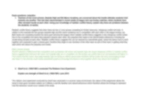 SOLUTION: Prejudice- theories AO1 & AO3 and example Q's - Studypool