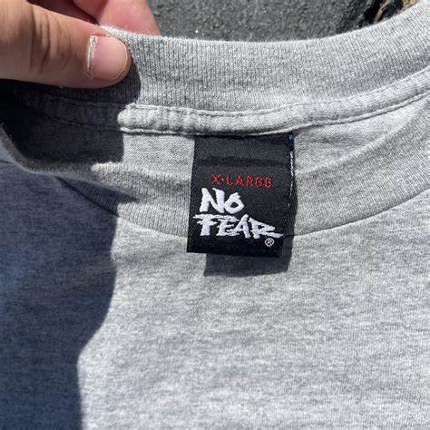 Vintage Single Stitch No Fear T shirt XL See pics... - Depop