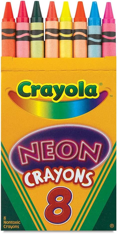 Buy Crayola Neon Crayons (8 Count) Online at Low Prices in India ...
