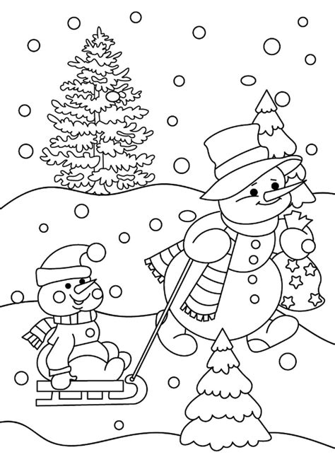 Winter Coloring Pages Kindergarten Printable at gankaileyblog Blog