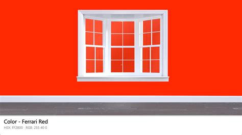 About Ferrari Red Color - Color codes, similar colors and paints ...