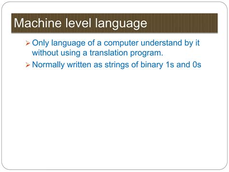 Computer Level Language 的图像结果