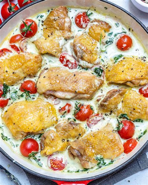 Keto Creamy Italian Chicken Skillet - Healthy Fitness Meals