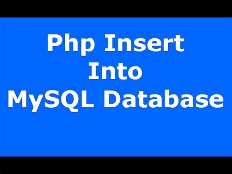 Image result for How to Insert Data in MySQL Database From HtmlForm