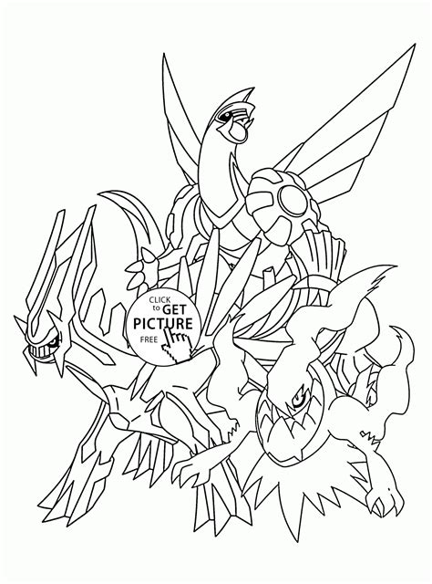 Legendary Printable Legendary Pokemon Coloring Pages - Printable ...