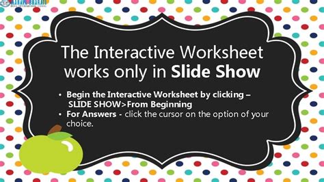 Image result for Slide Worksheet